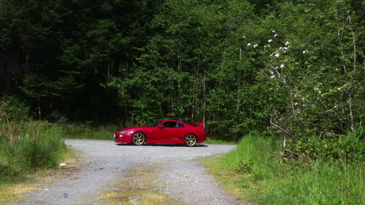 HKS T51R KAI Supra open downpipe sampler with bonus 100% insanity 8500 rpm revlimiter action