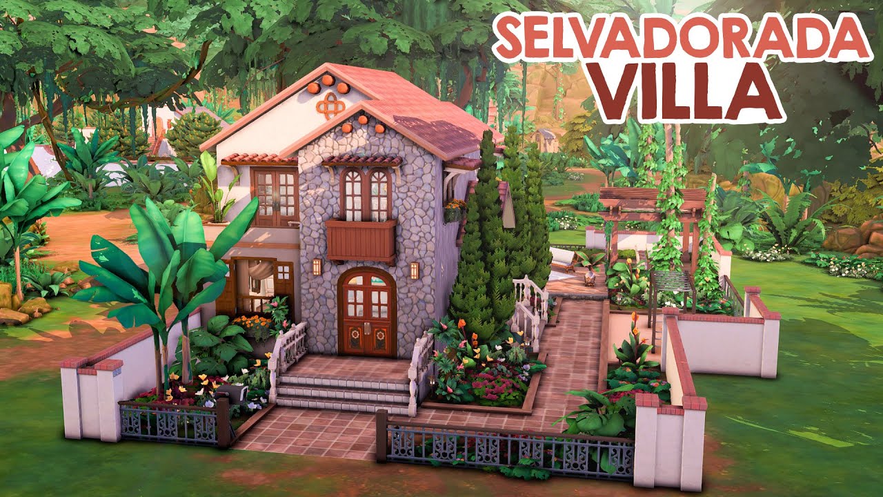 Selvadorada Villa | NO CC | The Sims 4 Speed Build