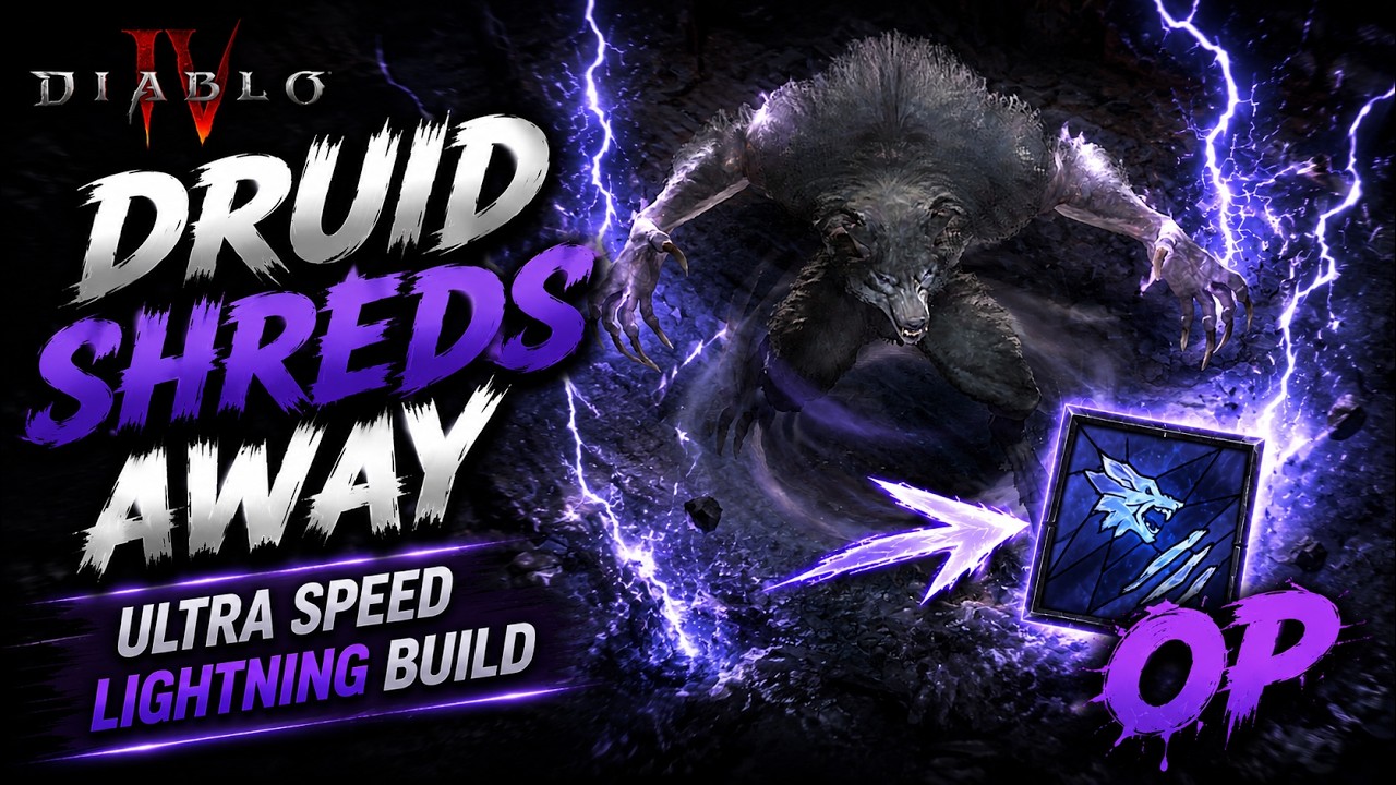 Druid SHREDS AWAY - Ultra Speed OP Lightning Build