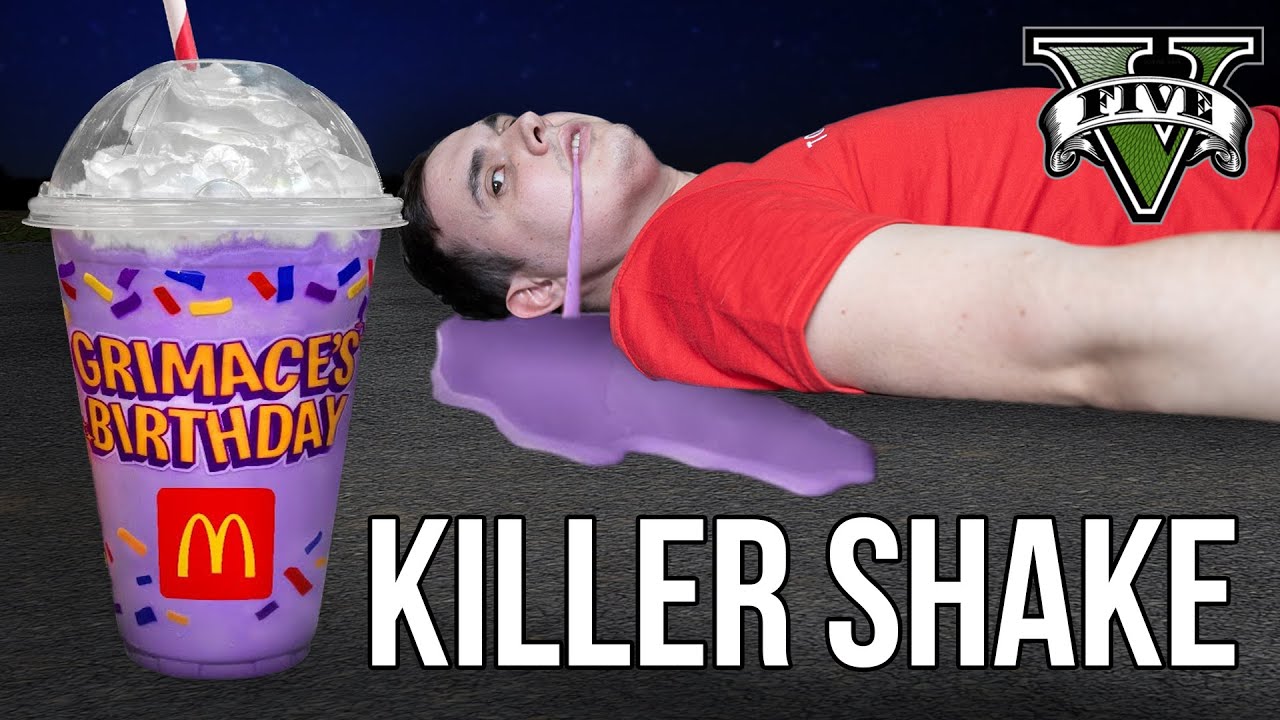 GRIMACE & IK ZITTEN IN DE PROBLEMEN & GRIMACE SHAKE GEDRONKEN!? (GTA 5)
