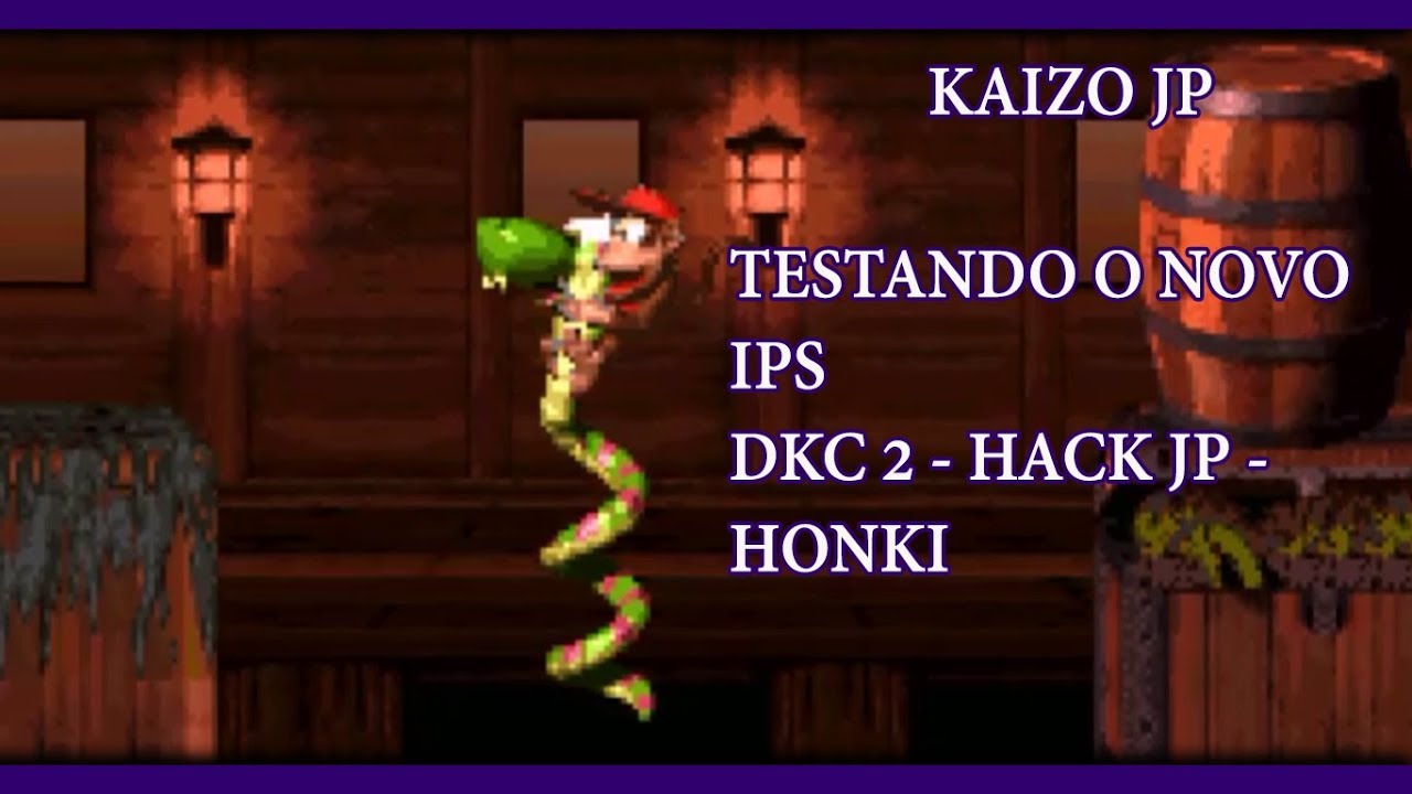 EU ENCONTREI OUTRO ARQUIVO IPS E FUI TESTAR | DKC 2 - KAIZO - HONKI