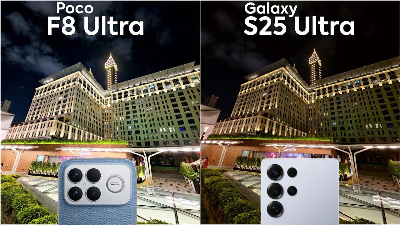 Сравнение камер Poco F8 Ultra и Samsung Galaxy S25 Ultra: тест-драйв