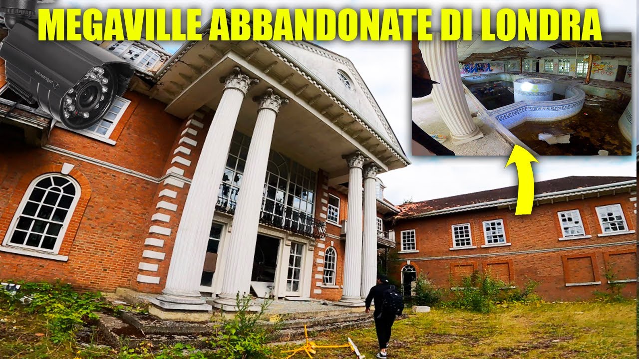 ENTRIAMO NELLE MEGAVILLE ABBANDONATE DELLA VIA DEI MILIARDARI di LONDRA - SCAPPIAMO DALLA SECURITY!