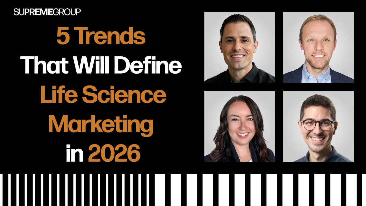 Supreme Pod E5 - Five Trends That Will Define Life Science Marketing in 2026