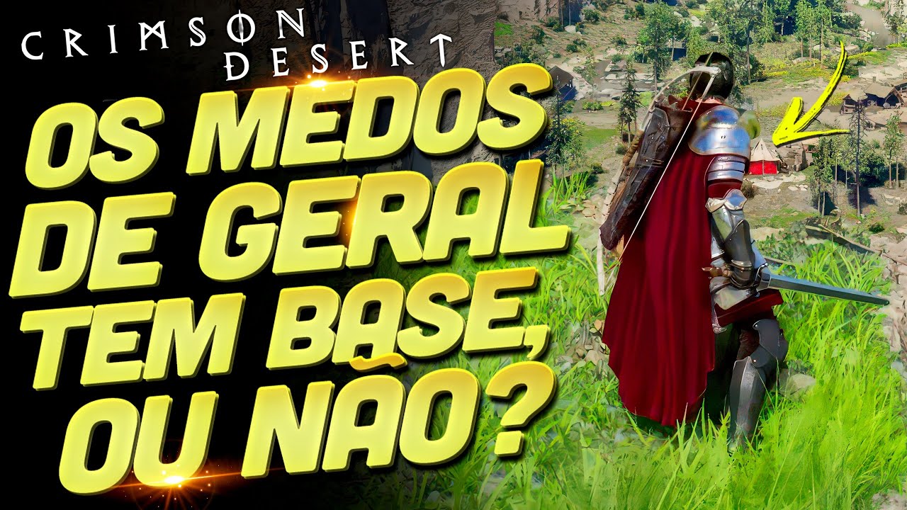 CRIMSON DESERT ESTÁ ESPETACULAR, MAS EXISTEM MEDOS NA COMUNIDADE E PRECISAMOS FALAR SOBRE ELES, SIM