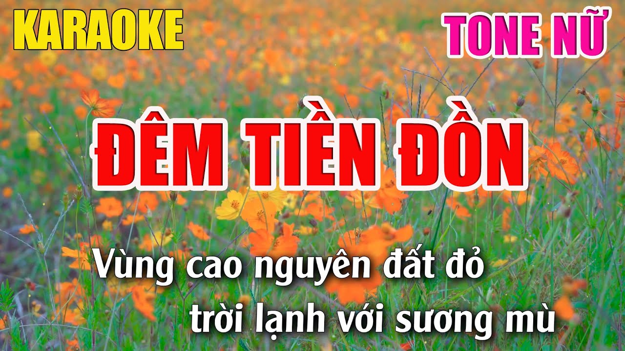 Đêm Tiền Đồn Karaoke Tone Nữ - Beat Karaoke Nhạc Sống 2022 - Lâm Organ