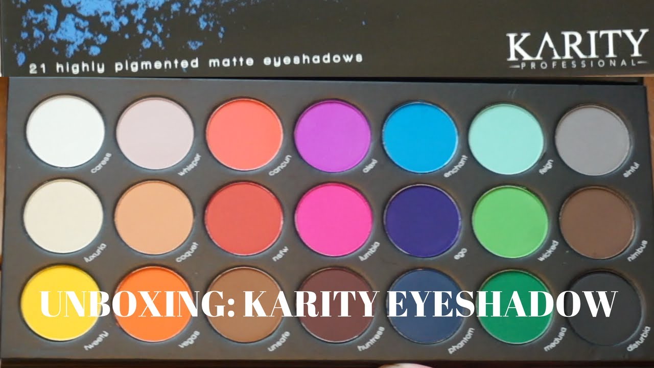 UNBOXING | KARITY Eyeshadow - MATTE