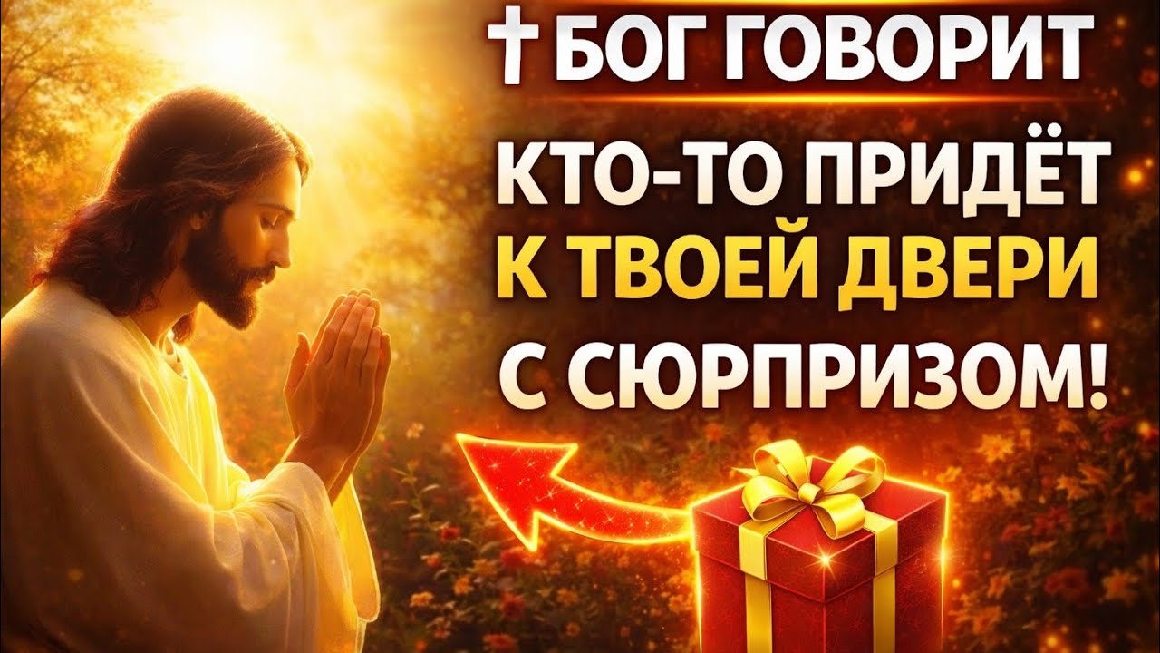 ✝️ Бог говорит: Кто-то придёт к вашей двери с сюрпризом 👉 Пророческое слово | Иисус Христос