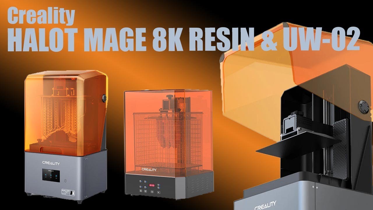 Lets see what you get -  Halot Mage resin printer and UW-02 washer/curer  @Creality3D