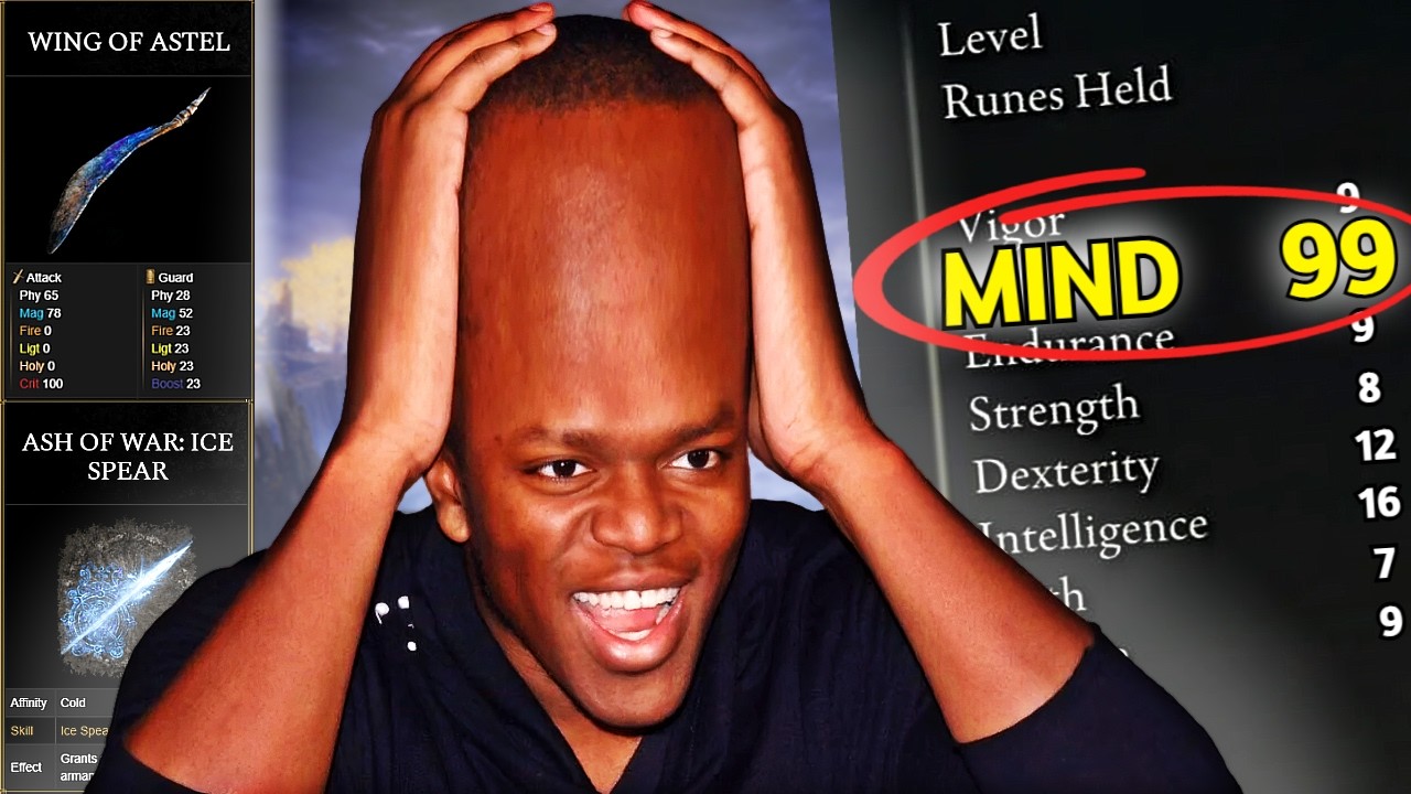Elden Ring But I'm ONLY LEVELING MIND!