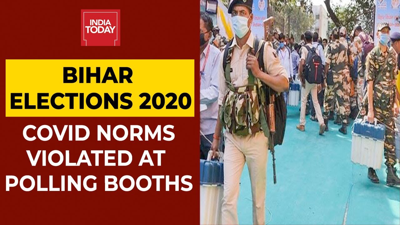 Bihar Elections 2020: Covid Norms Violated At Polling Booths| WATCH India Today's Ground Report