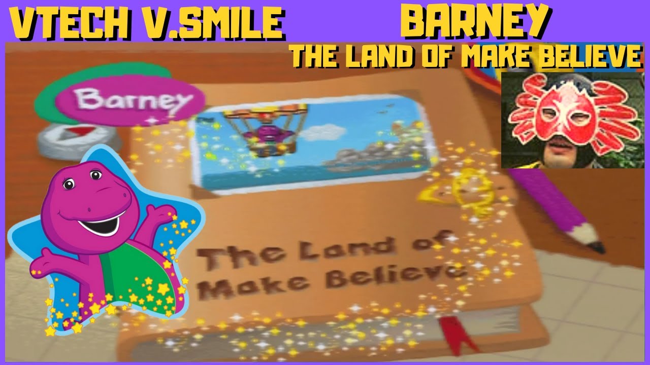Barney The Land of Make Believe (VTech V.Smile) Learning Adventure and Zone 🦀