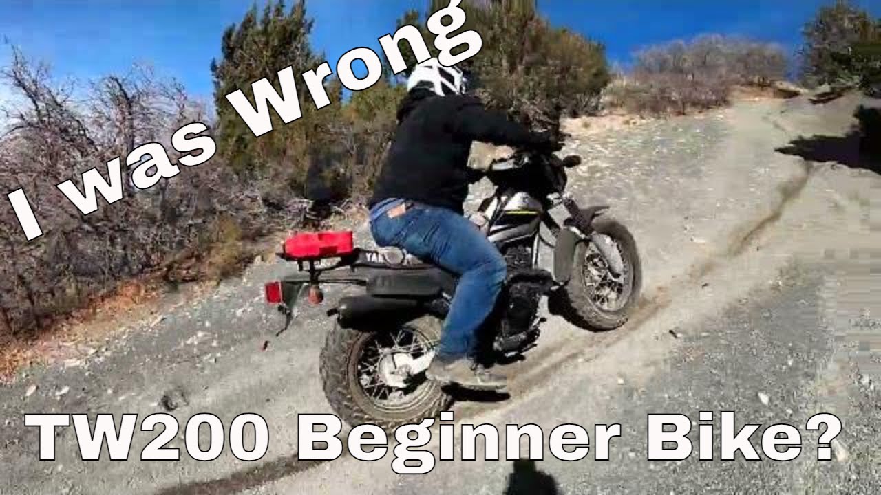 I was WRONG about the Yamaha TW200. Best beginner bike????