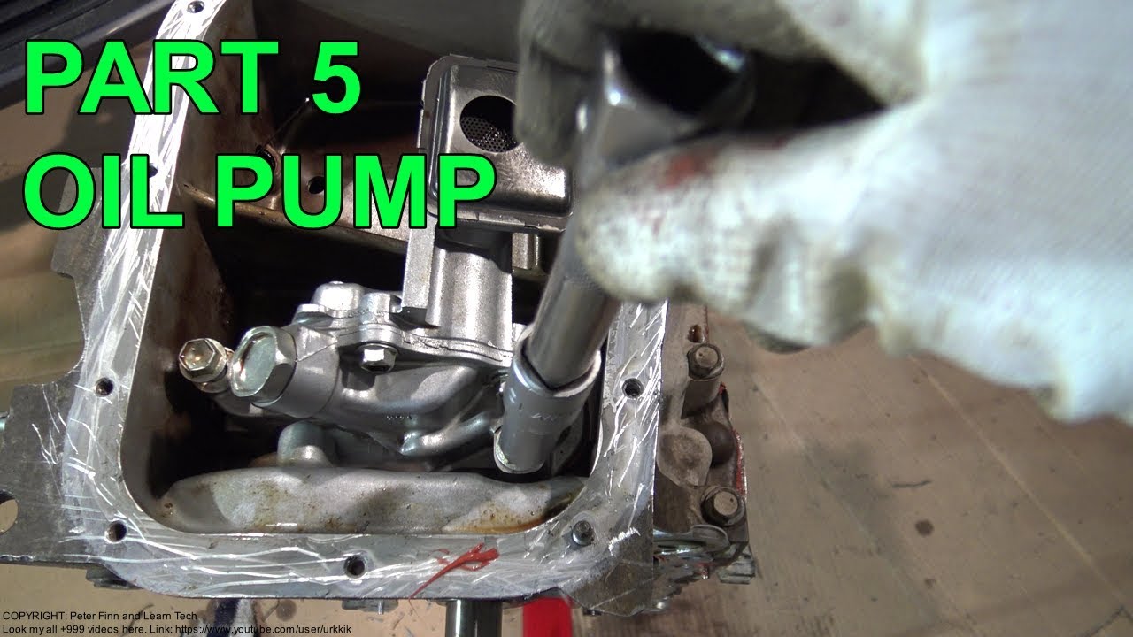 How to Assemble Toyota Corolla Dual VVT-i engine years 2007 to 2018  PART 5 OIL PUMP