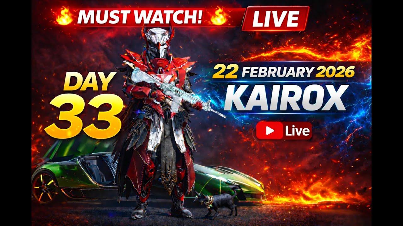 Kairox Rank Push Day 33 ⚡ BGMI 4.2 LIVE | Solo vs Squad