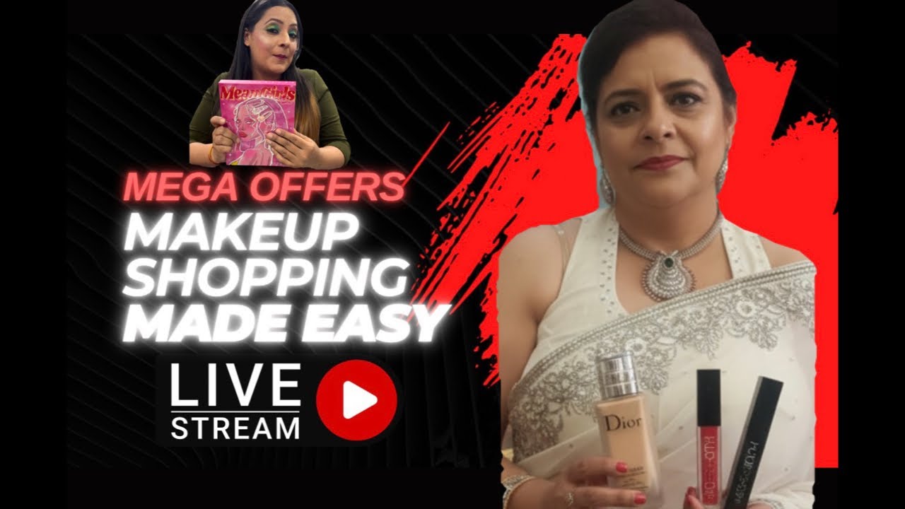 🔴Live Mega Offers | Makeup 💄 Shopping 🛍️ | Midnight Sale