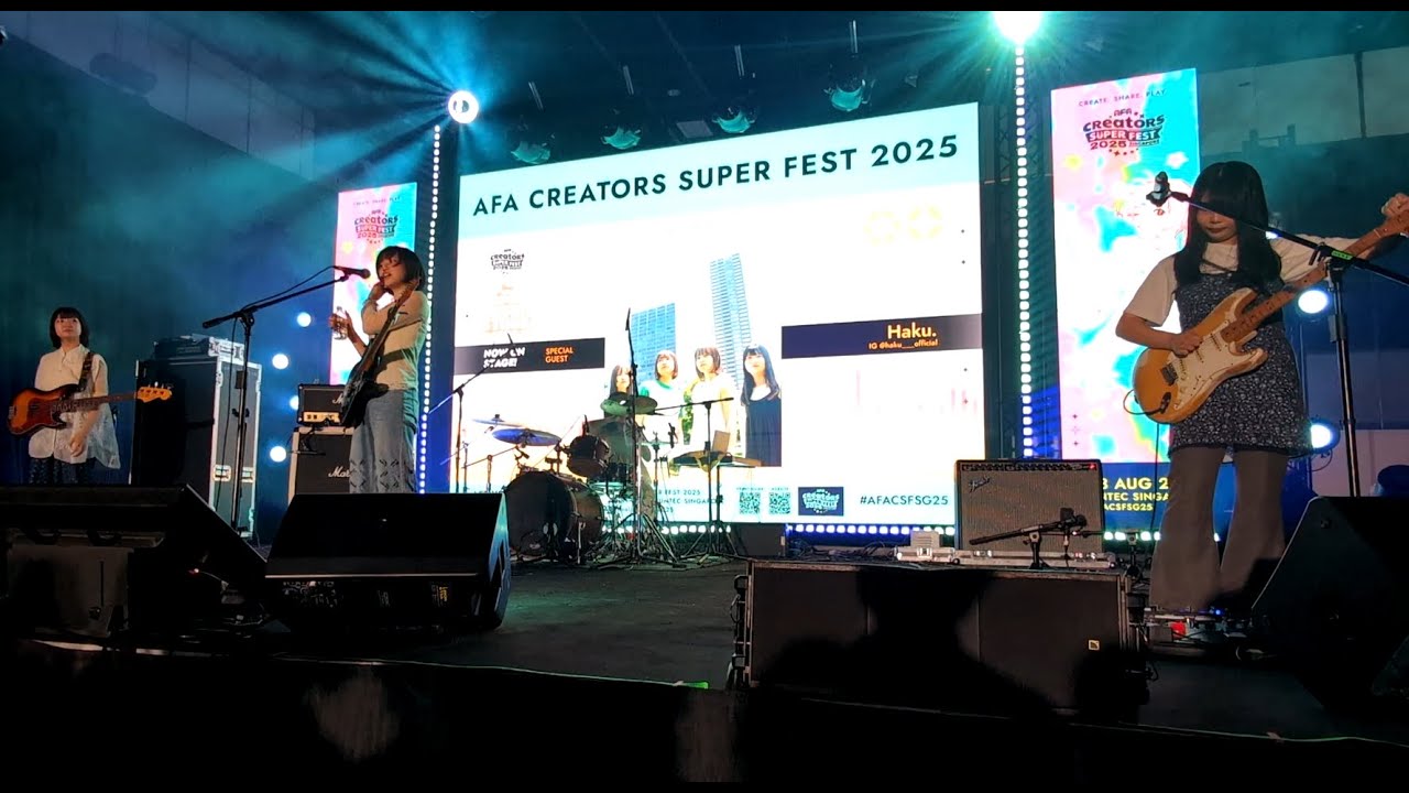 Haku @ AFA Creators Super Fest Singapore 2025 3/7/25