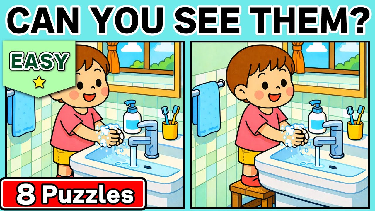【EASY】Cozy Picture Puzzles – Spot the Difference for Clear Thinking #136