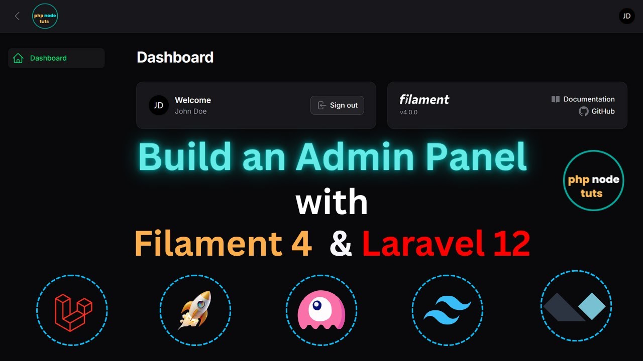 😱Как создать панель администратора с помощью Filament 4 и Laravel 12 (полное руководство)