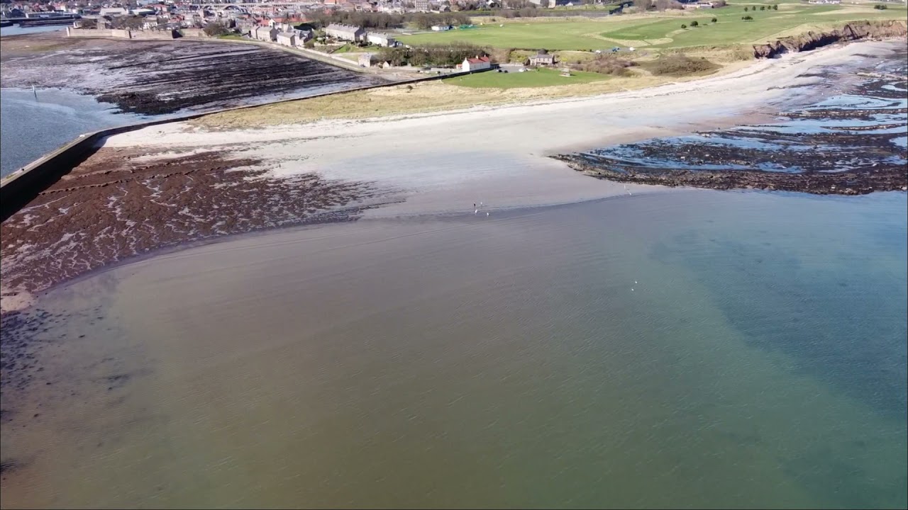 Berwick beach Drone Footage