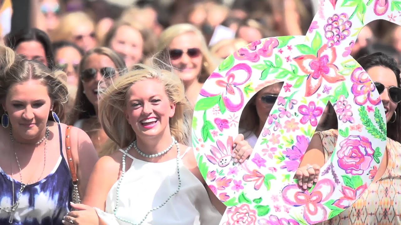 Watch slow motion video of Alabama's Bid Day run
