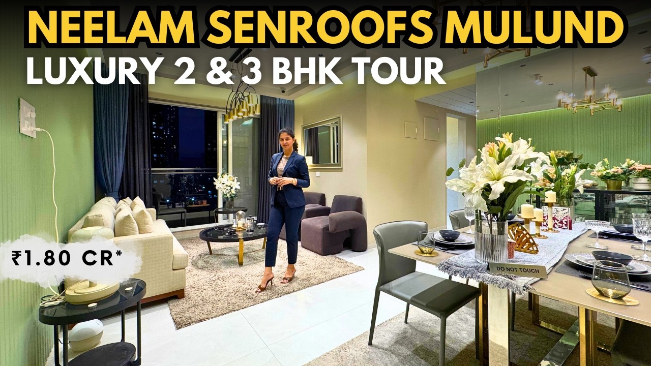 Обзор квартир в жилом комплексе Neelam Senroofs Mulund (2 и 3 спальни) | Самый востребованный про...