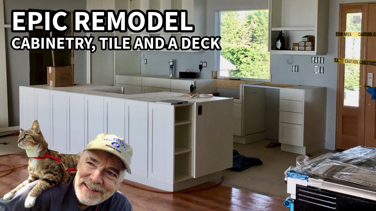 Epic Remodel - Part 20: Three Big Things - Cabinetry, Tile, and a Deck