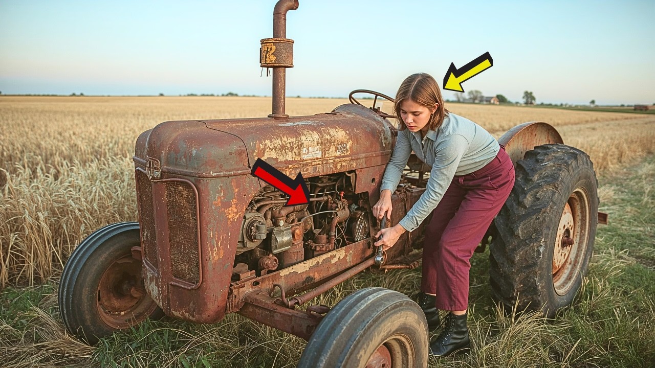 She Restored an Old Tractor — But She Didn’t Know It Would Save Her Family’s Farm