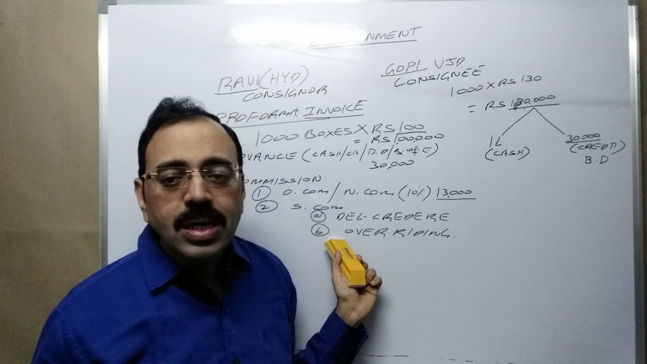 consignment (PART 1) introduction, basic terminology by anjaneya kumar vemuri