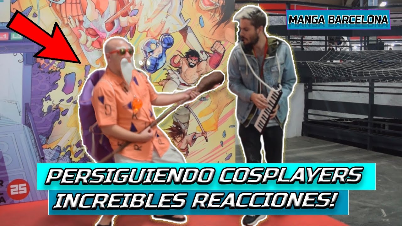 Sorprendiendo COSPLAYERS tocando sus CANCIONES con una melódica [MANGA Barcelona 2019]