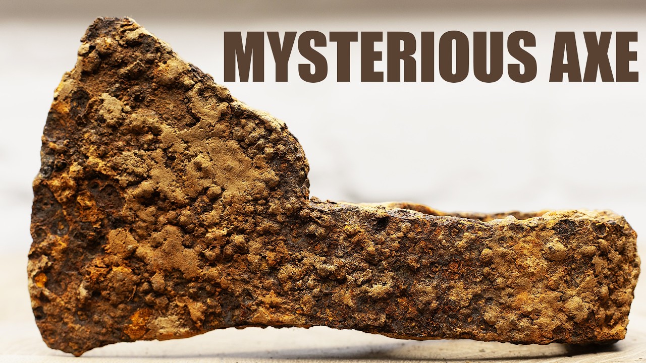 Mysterious Axe from the Battlefield — Full Restoration. ASMR Video