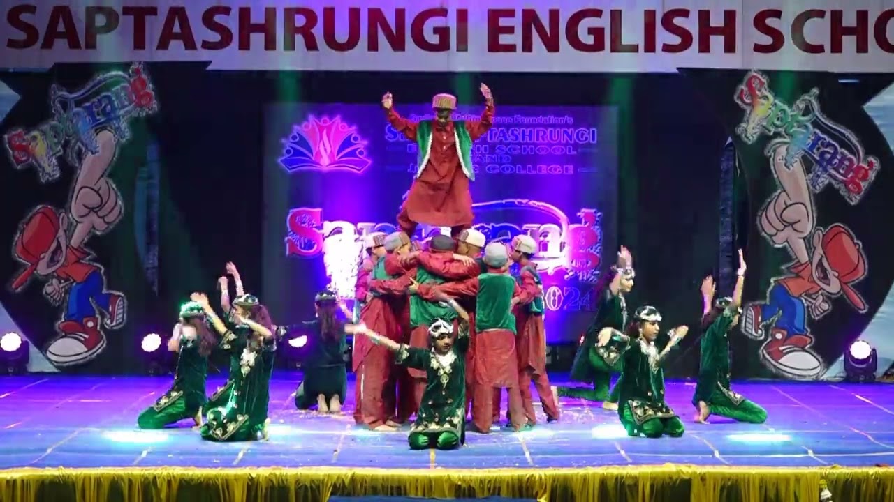 26 Pyara Jammu Kashmir | SAPTARANG 2024 | Std-5th | Saptashrungi School's Annual Day
