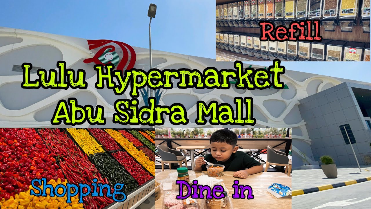 GROCERY SHOPPING AT LULU HYPERMARKET ABU SIDRA MALL DOHA