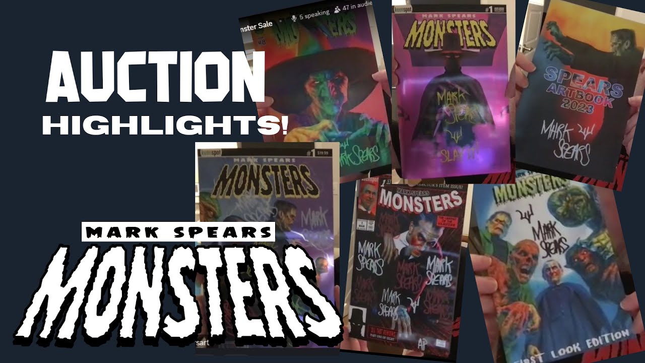Mark Spears' Personal Collection Auction Highlights! | Mark Spears Monsters