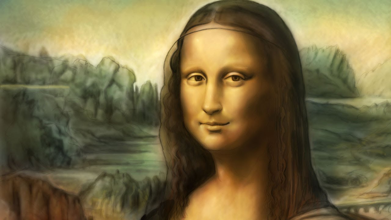 Mona LISA von Leonardo da Vinci (speedpainting von Missfeldt)