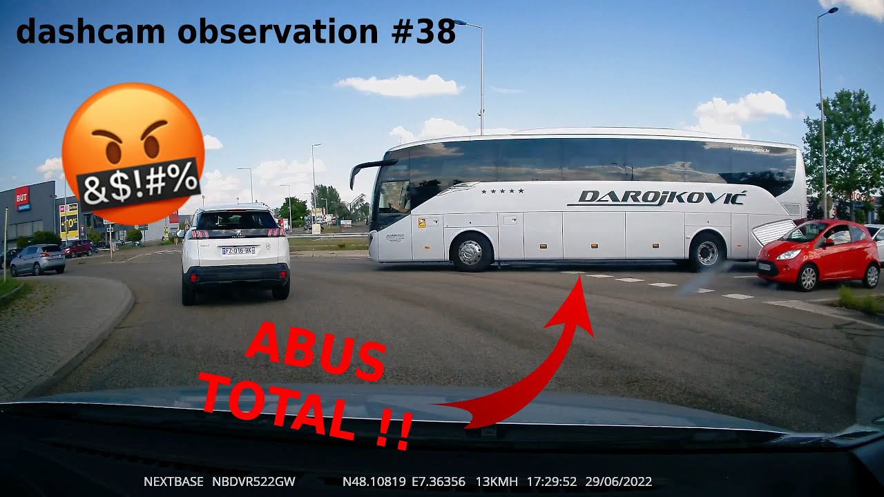 LE BUS DANS L'ABUS !! 😤 dashcam observation #38