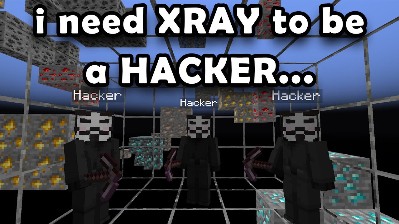 Minecraft but HACKERS control the world