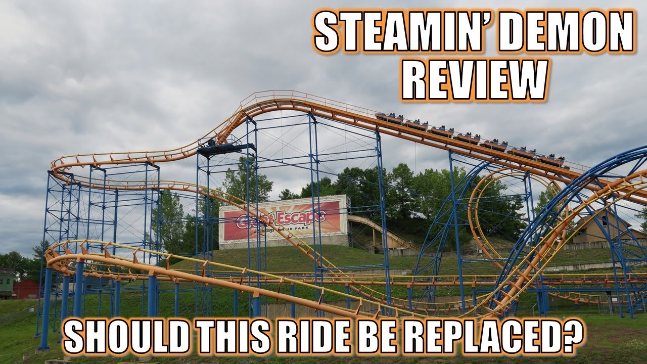 Steamin' Demon Review, Six Flags Great Escape Arrow Looper | Should This Ride Be Replaced?