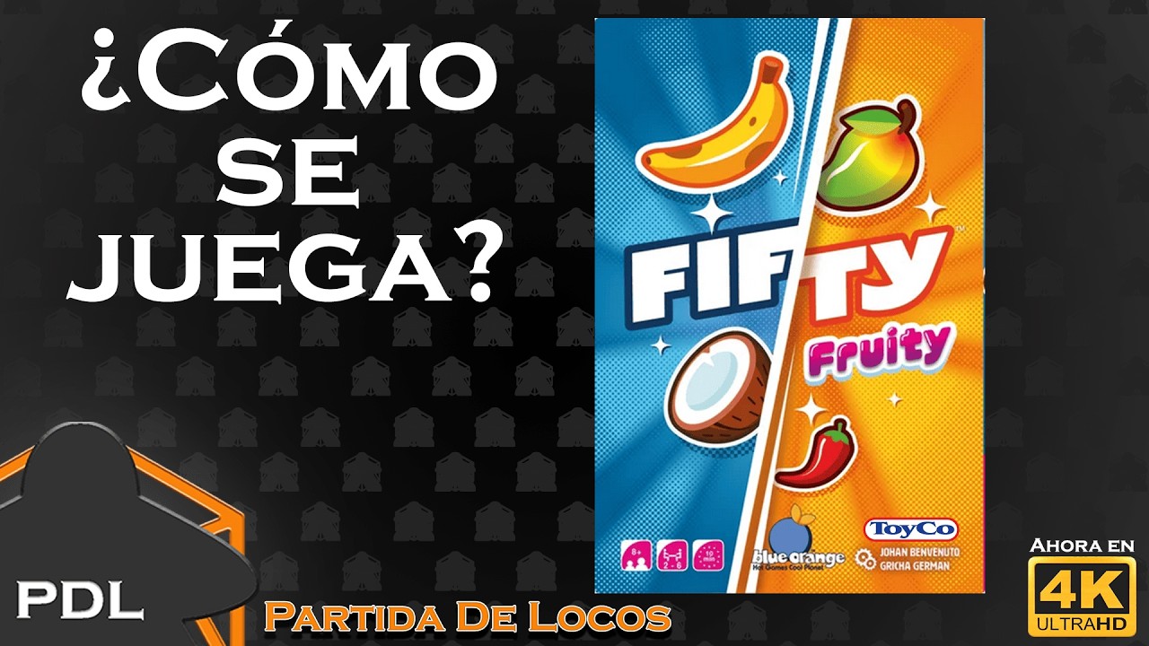 Fifty Fruity ¿cómo se juega? | Blue Orange Games | Toyco | Tutorial | Partida de Locos