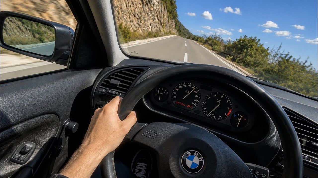 POV: BMW E36 325i - Sunday Drive w/ powerslides