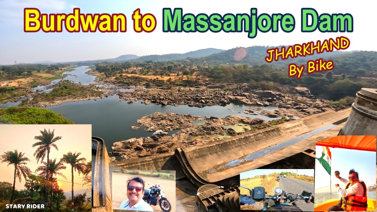 Burdwan to Massanjore by Bike | Jharkhand  #motovlog #massanjoredam #jharkhand #bike #staryrider 🏍️