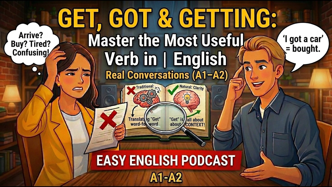GET, GOT & GETTING: Master the Most Useful Verb in English | Real Conversations (A1–A2)