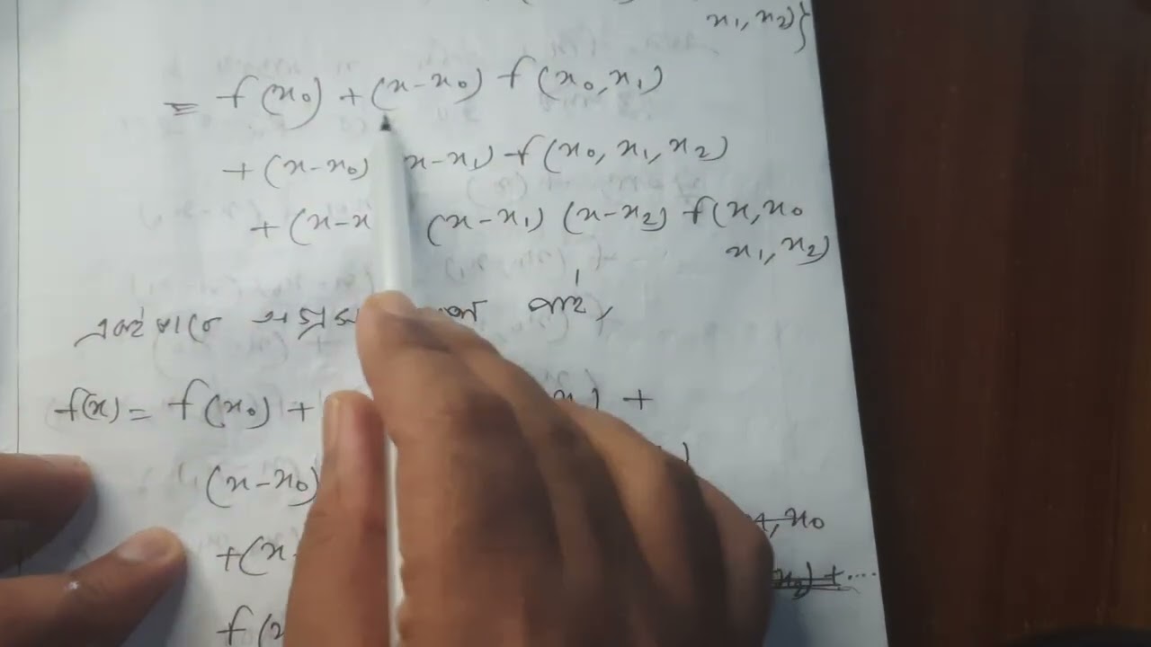 নিউটনের সাধারণ আন্তপাতন সূএ প্রতিপাদন 