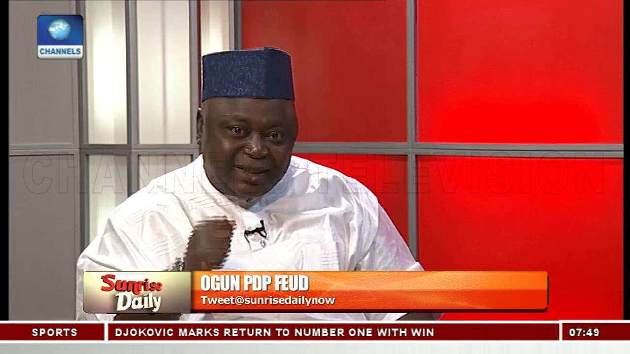 Ogun PDP: I'm Ready To Work With Buruji Kashamu Despite Court Judgment - Adebutu |Sunrise Daily|
