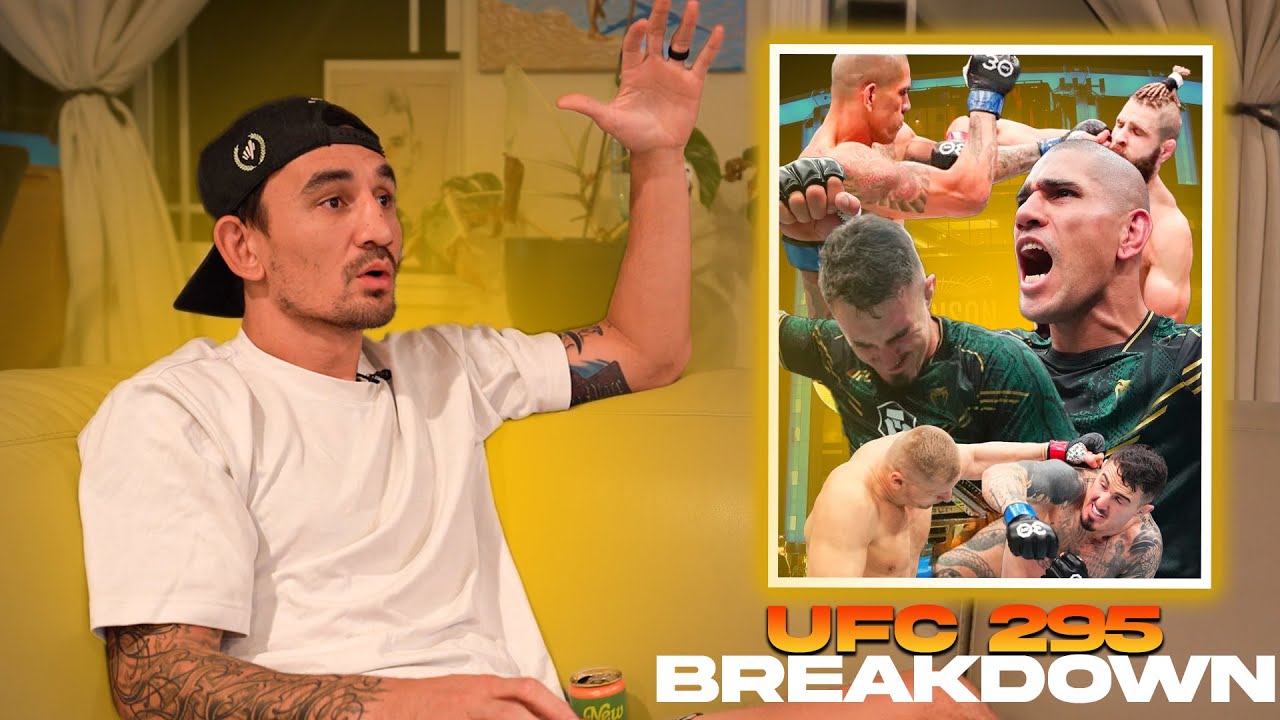 Max Holloway reacts to Tom Aspinall KO and Alex Pereira KO at UFC 295 | Max Reacts