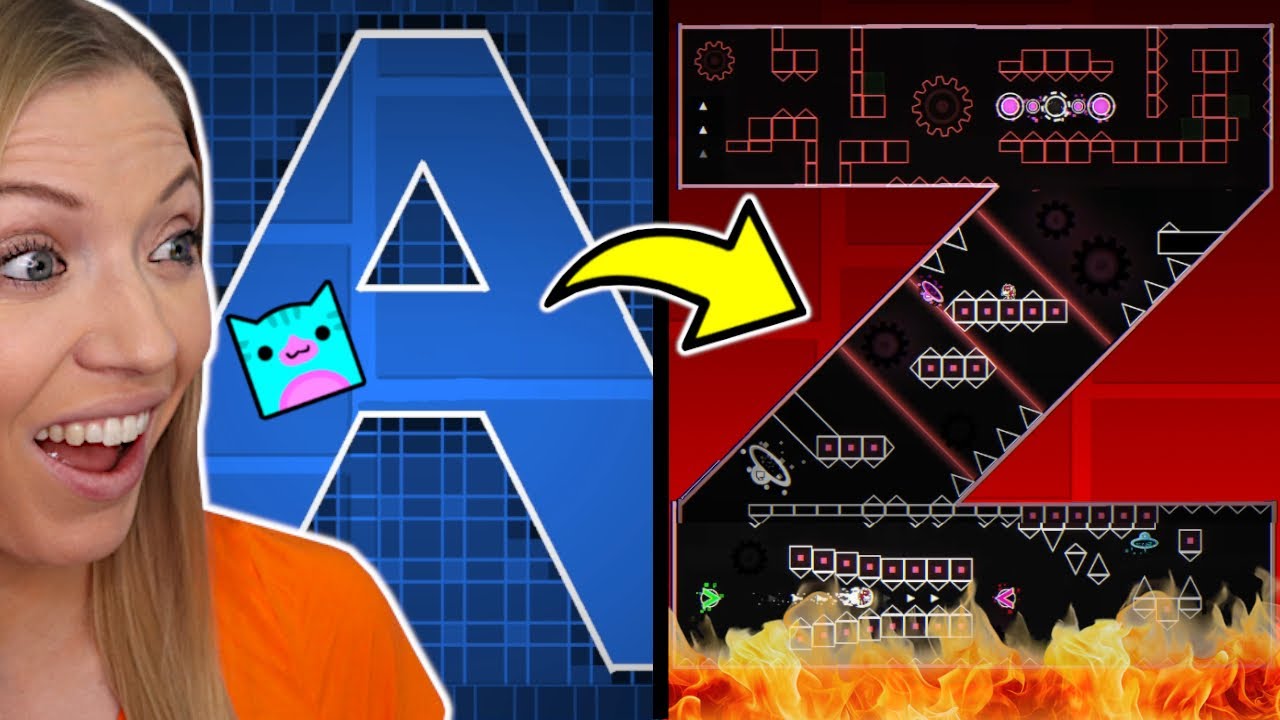 Каждая буква становится СЛОЖНЕЕ! | Geometry Dash