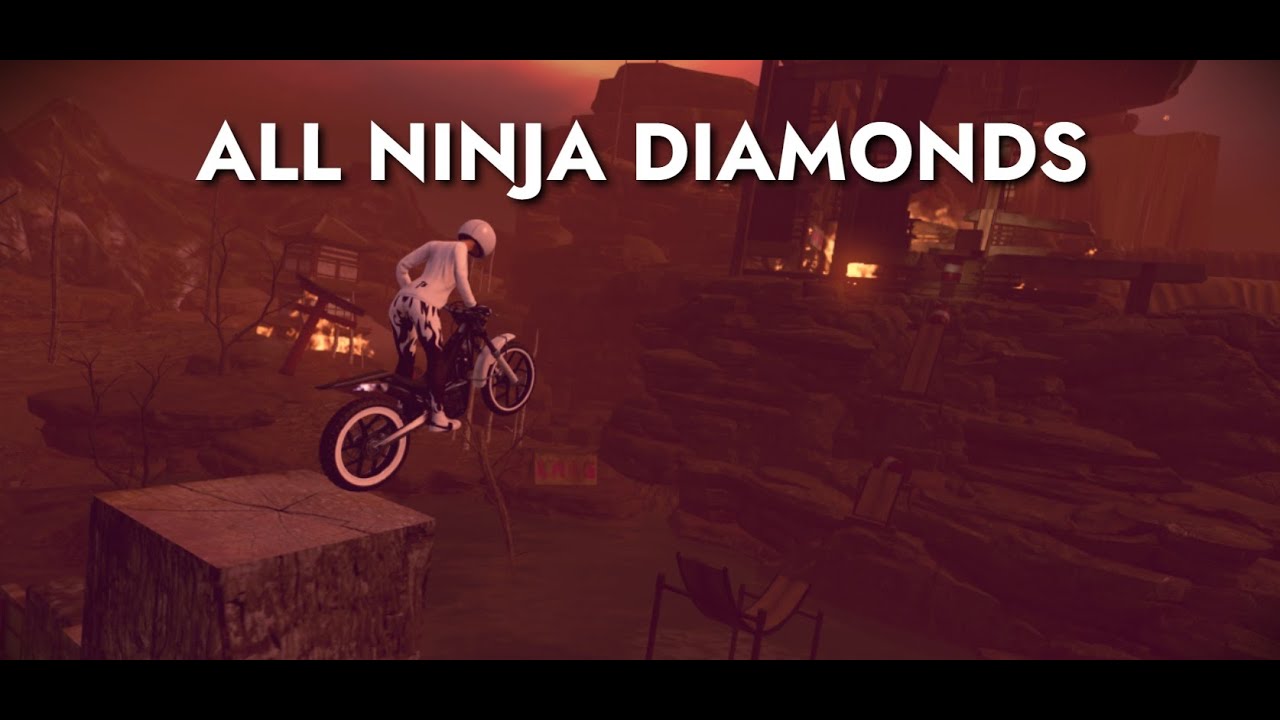 Trials Rising - All Ninja Diamonds - The End of the Trials Ninja Journey