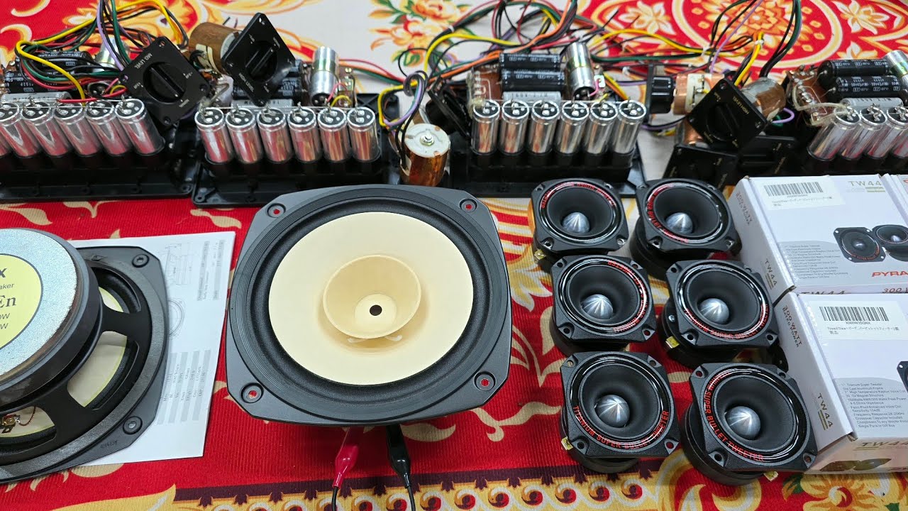 Hàng về loa toàn dải fostex super treble còi gang phân tần gấu yamaha ns1000m