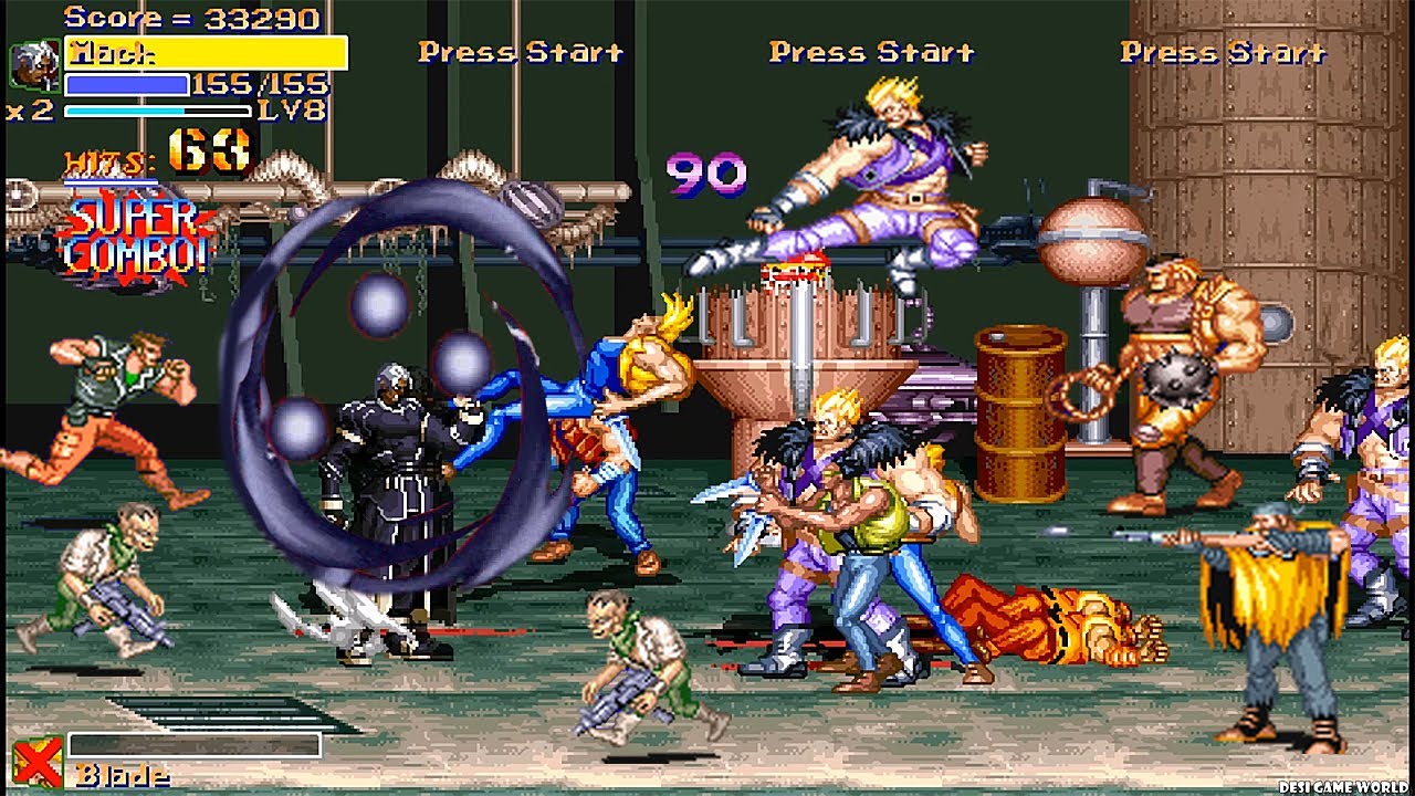 Cadillacs and Dinosaurs Zero Boss Hack (Final Fight Ultimate LNS V 0.4) Gameplay