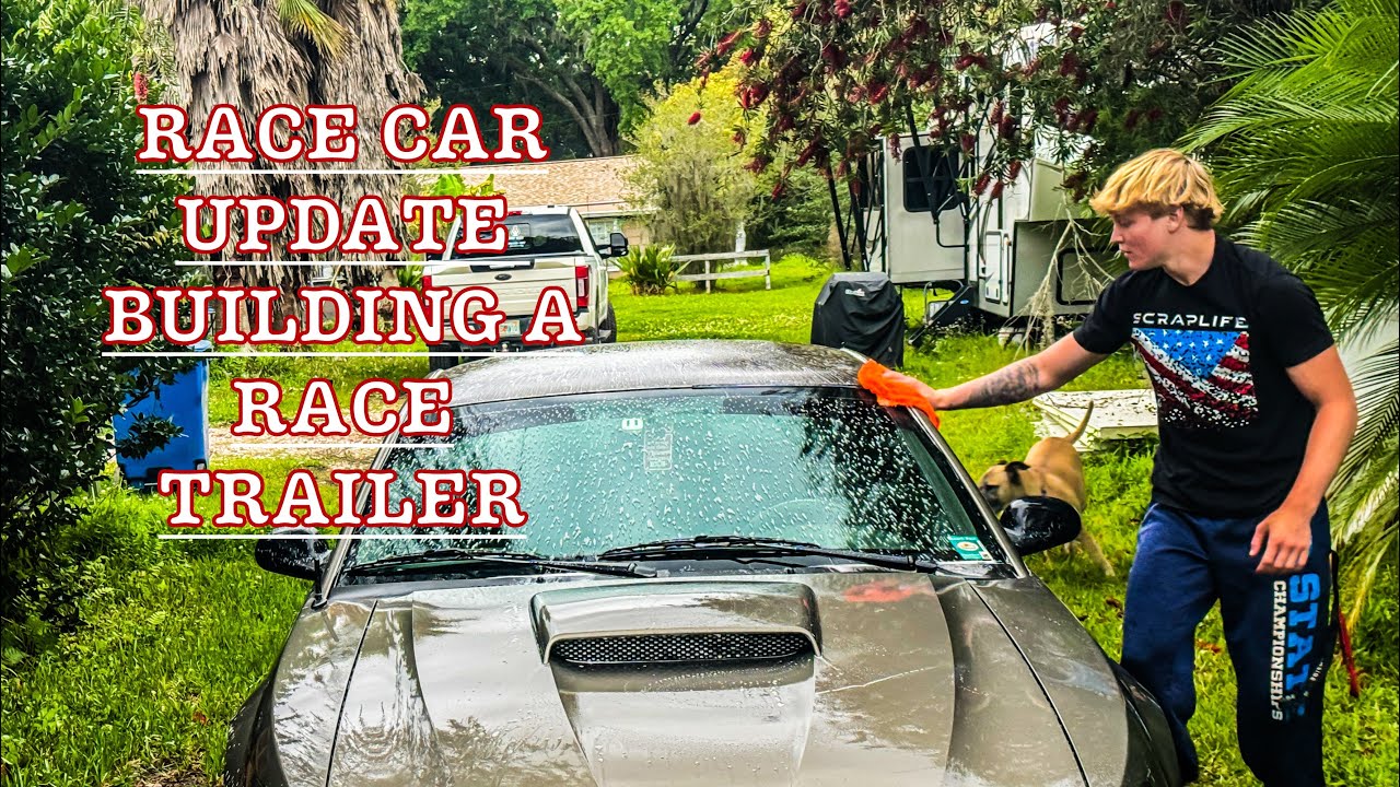 ￼”We’re Out of Time! Trailer Build & Rescuing Race Cars from the Weeds”